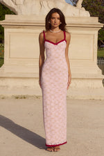 Load image into Gallery viewer, Sarta Lace Maxi Dress - Musk
