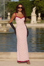 Load image into Gallery viewer, Sarta Lace Maxi Dress - Musk
