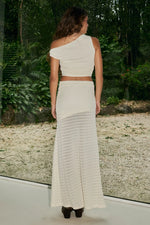 Load image into Gallery viewer, Perrie Gathered Maxi Skirt - Cream
