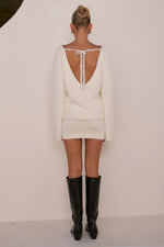 Load image into Gallery viewer, Mikayla Long Sleeve Knit Top - White
