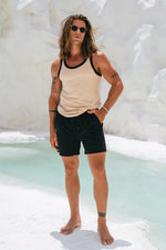 Load image into Gallery viewer, Zoro Singlet - Sand/Black
