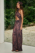 Load image into Gallery viewer, Kaeli Elasticated Palazzo Pant - Triana Choc
