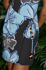 Load image into Gallery viewer, Tea Strapless Mini Dress - Miloni Choc/Blue
