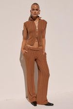 Load image into Gallery viewer, Camila Knit Pant - Ochre

