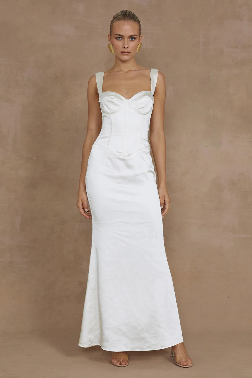 Oura Maxi Dress - Ivory