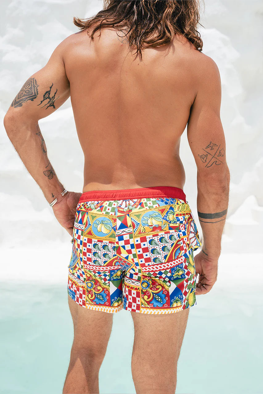 Amalfi Short - Phaedra Print