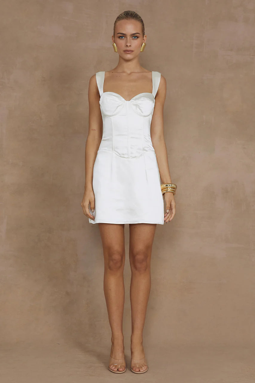 Oura Mini Dress - White