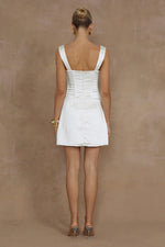 Load image into Gallery viewer, Oura Mini Dress - White
