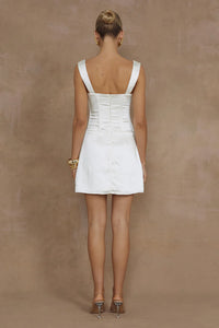 Oura Mini Dress - White