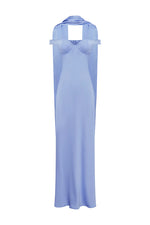 Load image into Gallery viewer, Raphaella Off Shoulder Maxi Dress - Bluebell

