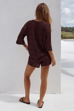 Load image into Gallery viewer, Samia Short - Chocolate
