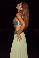 Load image into Gallery viewer, Luisa Seqin Crop Top - Fern
