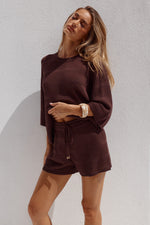 Load image into Gallery viewer, Samia Short - Chocolate
