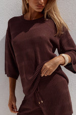 Load image into Gallery viewer, Samia Top - Chocolate
