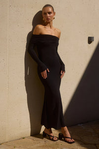 Keeta Maxi Dress - Black