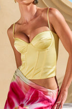 Load image into Gallery viewer, Jacinta Bustier Cut Out Maxi Dress - Banksia Flower
