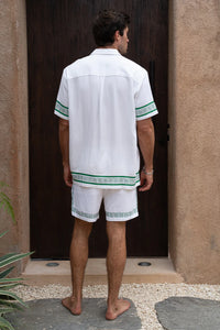 Jacob Shirt - White/Green