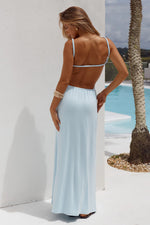 Load image into Gallery viewer, Myla Braided Cut Out Maxi Dress - Sky Blue
