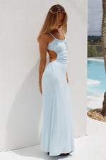 Load image into Gallery viewer, Myla Braided Cut Out Maxi Dress - Sky Blue
