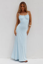 Load image into Gallery viewer, Myla Braided Cut Out Maxi Dress - Sky Blue
