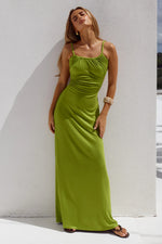 Load image into Gallery viewer, Myla Braided Cut Out Maxi Dress - Kiwi
