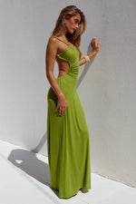 Load image into Gallery viewer, Myla Braided Cut Out Maxi Dress - Kiwi
