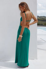 Load image into Gallery viewer, Myla Braided Cut Out Maxi Dress - Jade
