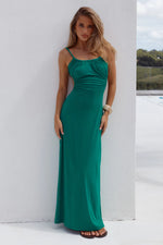 Load image into Gallery viewer, Myla Braided Cut Out Maxi Dress - Jade
