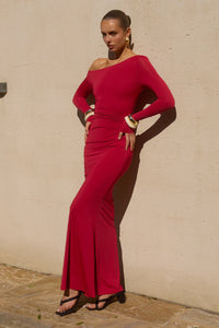 Vessa Maxi Dress - Red