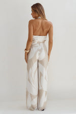 Load image into Gallery viewer, Arlette Halter Jumpsuit - Arlette Sand
