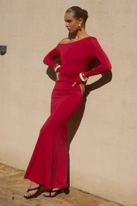 Vessa Maxi Dress - Red