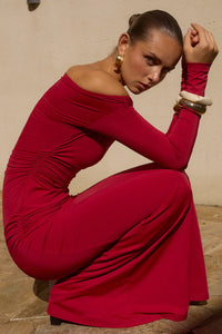 Vessa Maxi Dress - Red