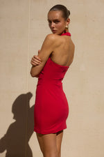 Load image into Gallery viewer, Franca Mini Dress - Cherry Red
