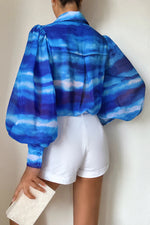 Load image into Gallery viewer, Fleetwood Blouse - Ocean
