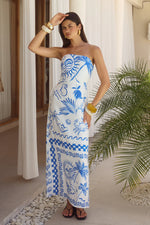 Load image into Gallery viewer, Louella Maxi Dress - Astley Blue
