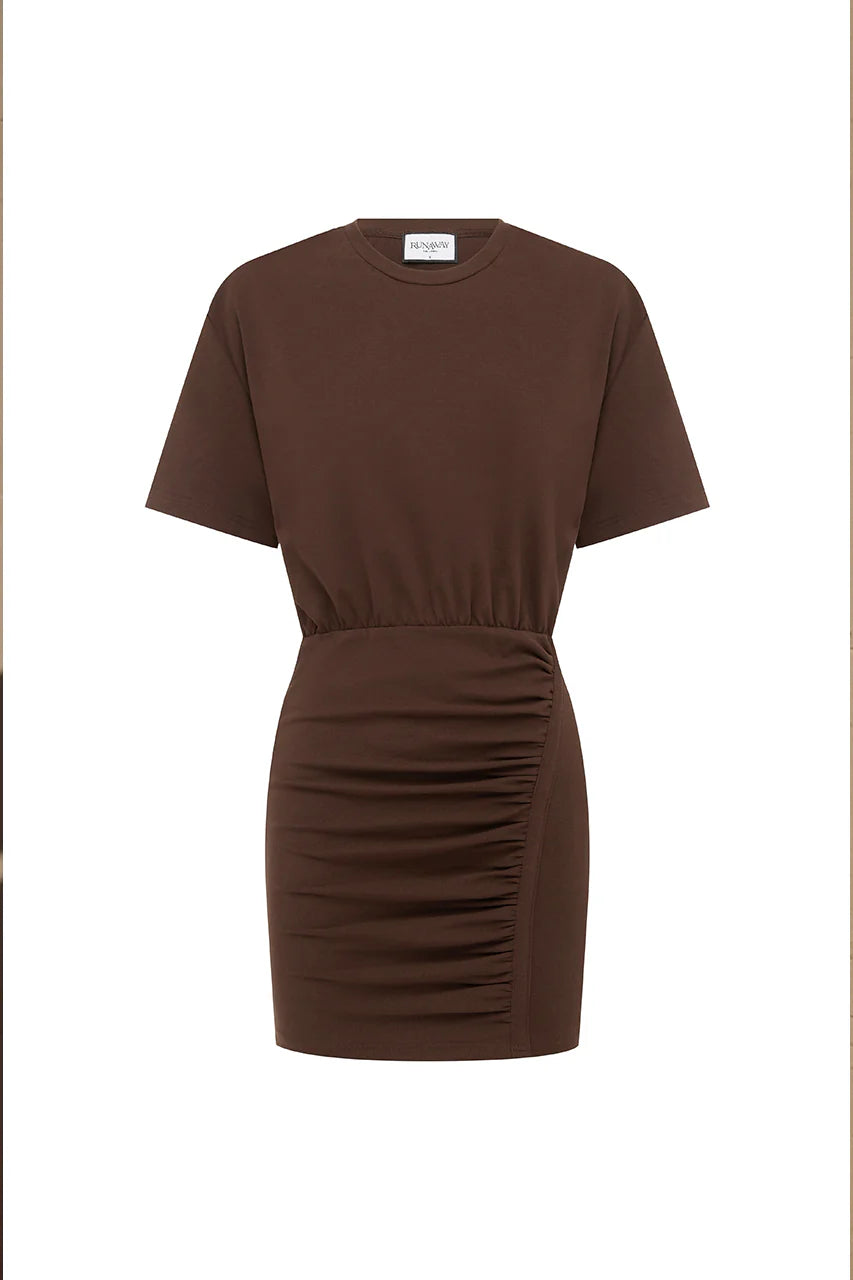 Taylor Mini Dress - Chocolate