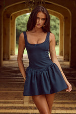 Load image into Gallery viewer, Adaline Mini Dress - Navy
