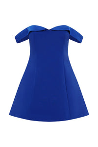 Ebony Mini Dress - Royal