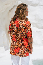 Load image into Gallery viewer, Jario Shirt - Leopard Rose
