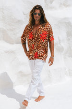 Load image into Gallery viewer, Jario Shirt - Leopard Rose
