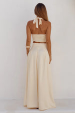 Load image into Gallery viewer, Ada Pleated A-Line Skirt - Butter

