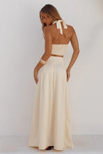 Load image into Gallery viewer, Willow Sweetheart Halter Top - Butter
