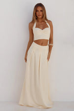 Load image into Gallery viewer, Willow Sweetheart Halter Top - Butter
