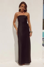 Load image into Gallery viewer, Celeste Strapless Maxi Dress - Black
