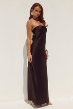 Load image into Gallery viewer, Celeste Strapless Maxi Dress - Black
