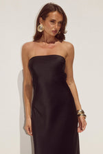 Load image into Gallery viewer, Celeste Strapless Maxi Dress - Black
