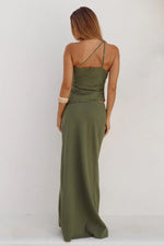Load image into Gallery viewer, Lea One Shoulder Strappy Top - Fern
