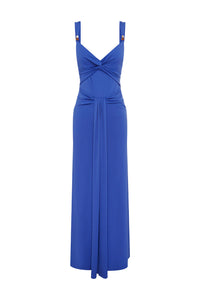 Leesha Midi Dress - Azure