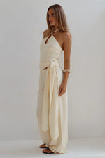 Load image into Gallery viewer, Yara Elasticated Wide Leg Pants - Butter
