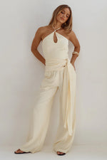 Load image into Gallery viewer, Yara Elasticated Wide Leg Pants - Butter
